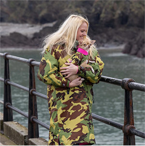2025 Dryrobe Dog Coat V3 DRV3 - Camouflage / Pink